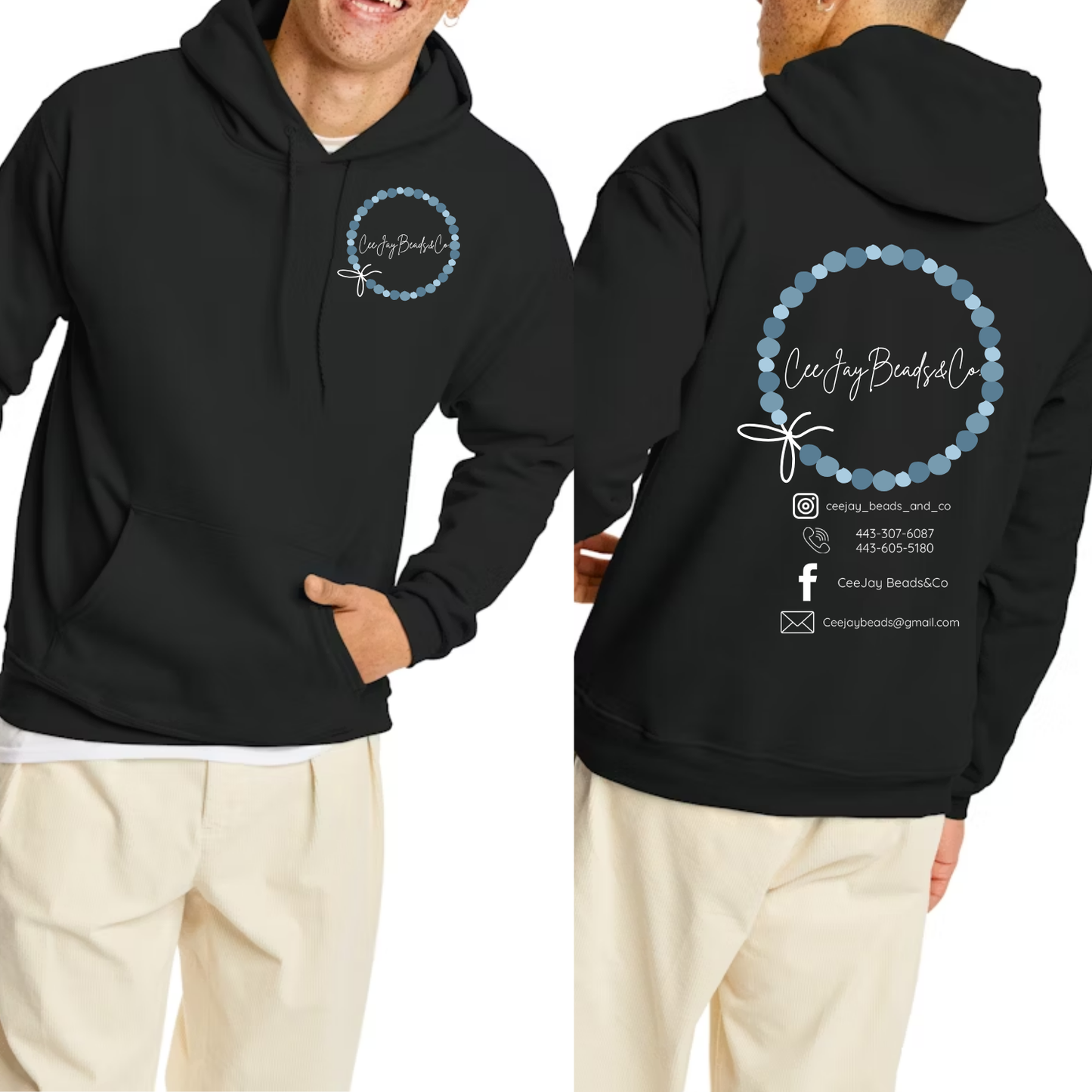 Cee Jay Beads & Co Logo Apparel