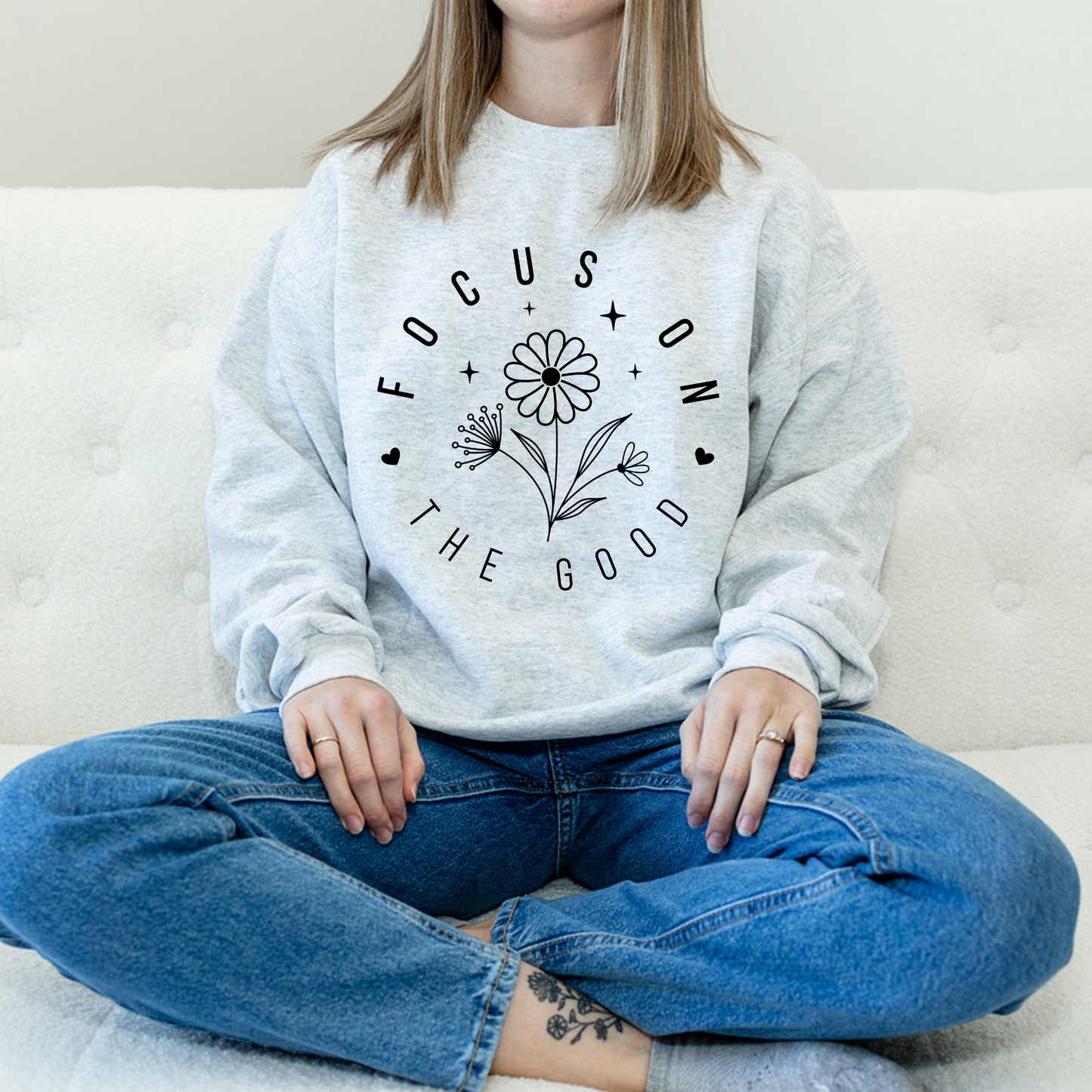 Focus on the Good - Crewneck