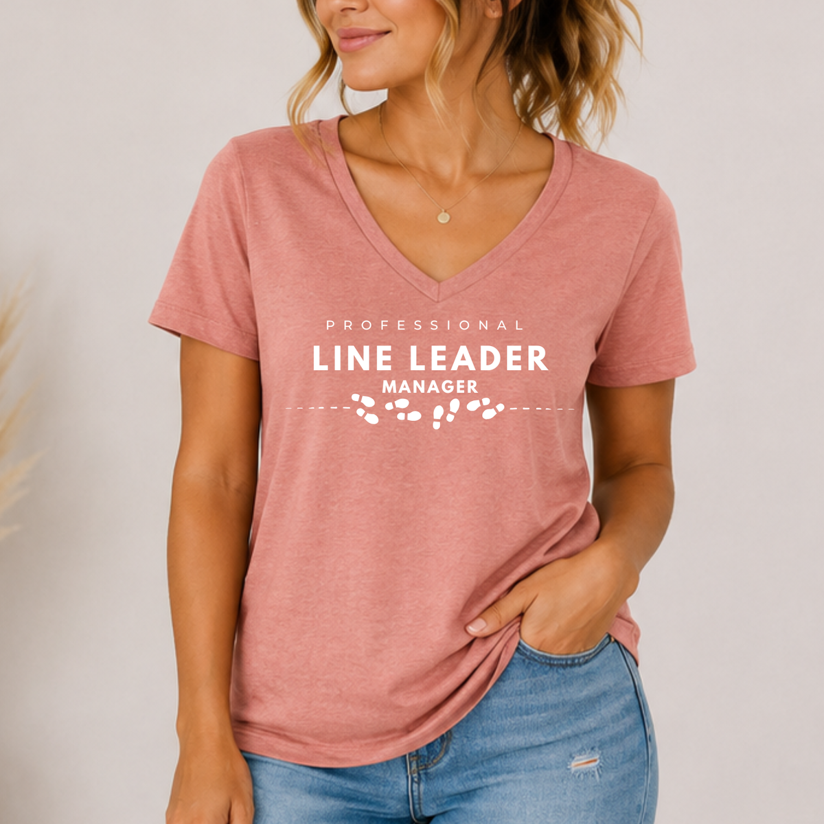 Professional Line Leader Manager Tee & V-Neck