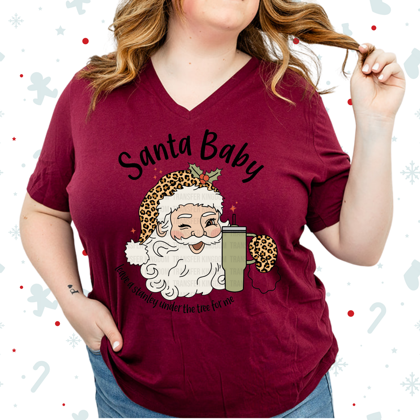 Santa Baby V-Neck