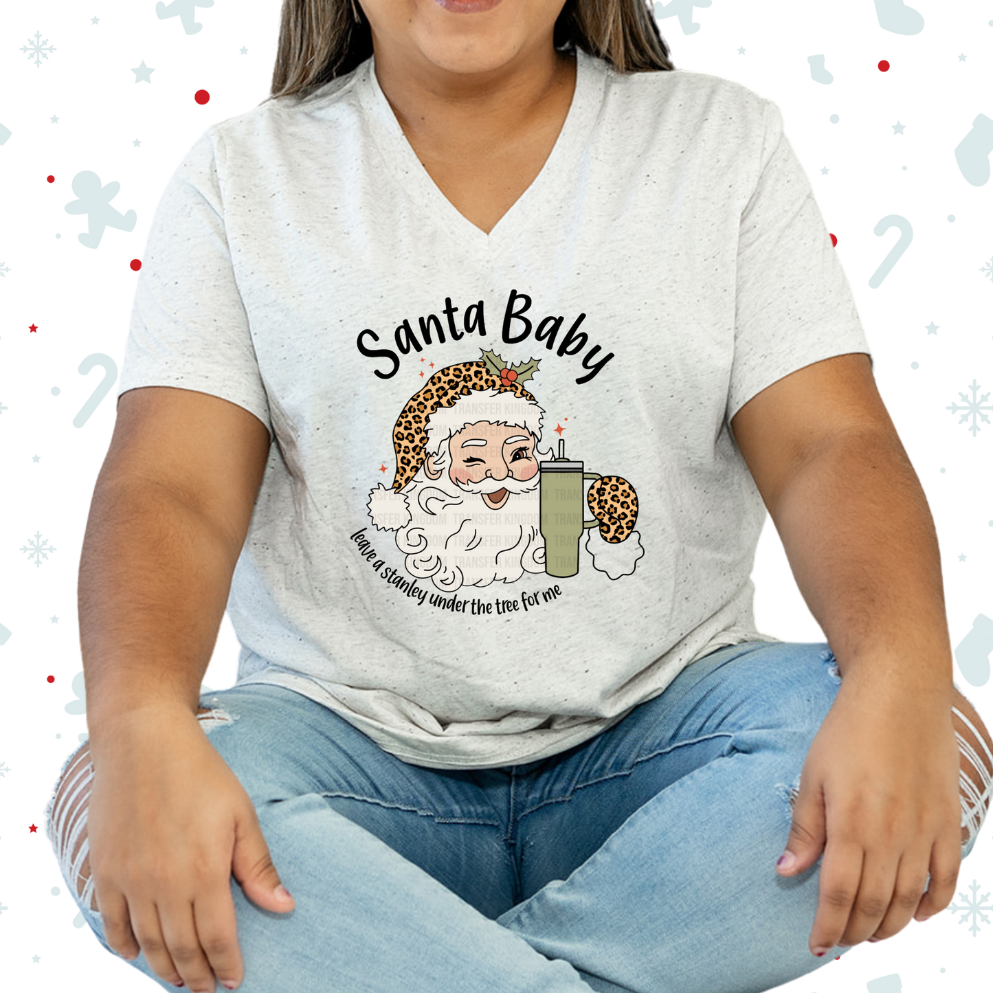 Santa Baby V-Neck