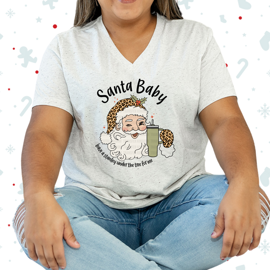 Santa Baby V-Neck