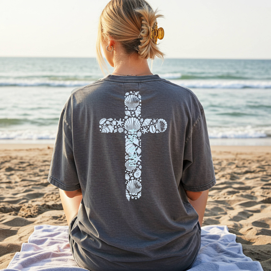 Seashell Cross