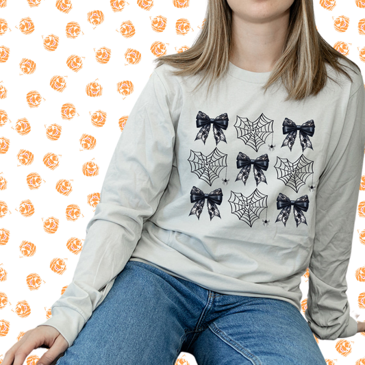 Spiders & Bows Long Sleeve