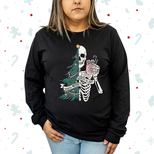 Tree and Skeleton Long Sleeve